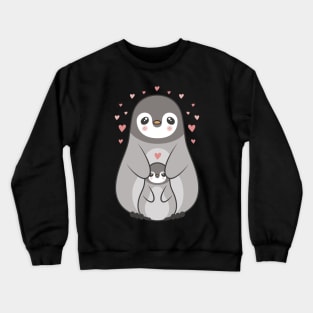 Mother penguin Crewneck Sweatshirt